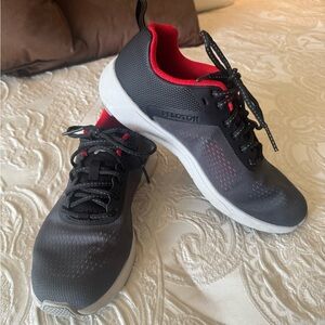 Peloton Gray and Red Training Shoes